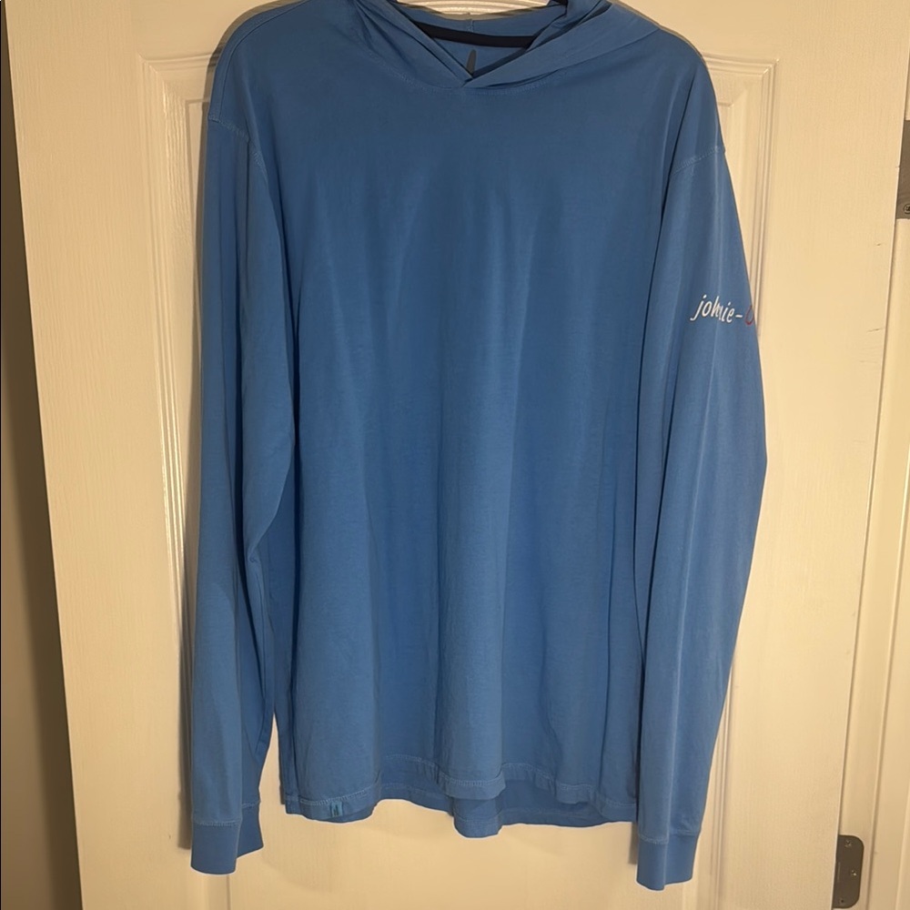 Johnnie-O Men's Blue Hoodie Shirt